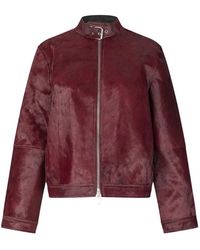 Samsøe & Samsøe - Jassen ,Rood ,Leer Salita Jacket - Lyst
