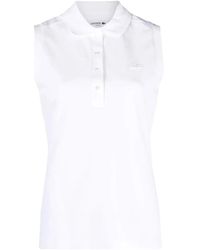 Lacoste - Sleeveless Tops - Lyst