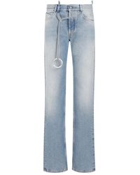 The Attico - Jeans > straight jeans - Lyst