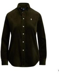 Ralph Lauren - Geweven Sportshirt-Shirt - Lyst