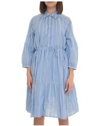 Woolrich - Abito in pizzo con broderie anglaise - Lyst