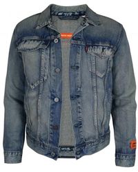 Heron Preston - Jassen ,Blauw ,Katoen Trucker Jacket - Lyst