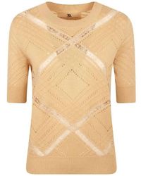 Ermanno Scervino - Round-Neck Knitwear - Lyst