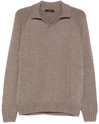 Zanone - V-Neck Knitwear - Lyst