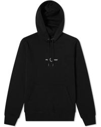 Fred Perry - Hoodies & Sweatvesten ,Zwart ,Katoen Bouclé Katoenen Hoodie - Lyst