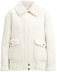 Ermanno Scervino - Faux Fur Shearling Jas - Lyst
