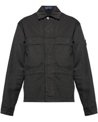 Stone Island - Denim Overhemd Met Zakken - Lyst