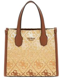 Guess - Mini 2 fächer tote tasche - Lyst