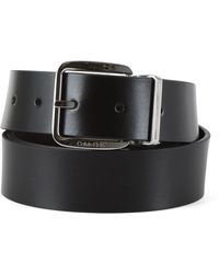 Calvin Klein - Cintura in pelle reversibile - Lyst