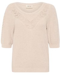 Cream - Round-Neck Knitwear - Lyst
