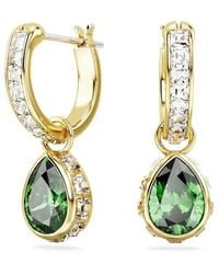 Swarovski - Stilla drop-ohrhänger, tropfenschliff - Lyst