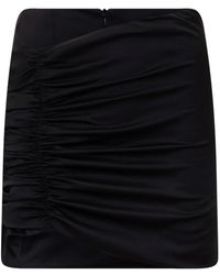 Nineminutes - Gedrapeerde Mini Rok - Lyst