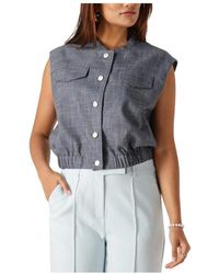 Aaiko - Jassen ,Blauw ,Denim Blazers Olivia Denim Vis 368 - Lyst