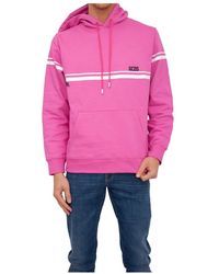 Gcds - Hoodies & Sweatvesten ,Roze ,Katoen Katoenen Hoodie Voor Mannen - Lyst