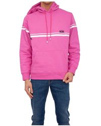 Gcds - Hoodies & Sweatvesten ,Roze ,Katoen Katoenen Hoodie Voor Mannen - Lyst