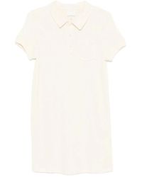A.P.C. - Kleedjes ,Elina Collar Polo Mini Dress - Lyst