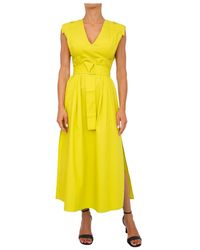 Twinset - Groene Jurk - Lyst