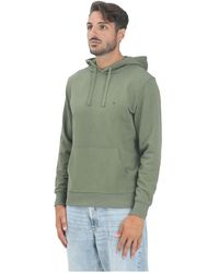Tommy Hilfiger - Grüner Hoodie Pullover Casual Stil - Lyst