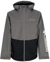 Columbia - Point Park Insulated Jacket City Grijs/Zwart - Lyst