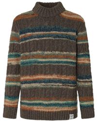 Pepe Jeans - Gestreifter clif pullover für männer - Lyst
