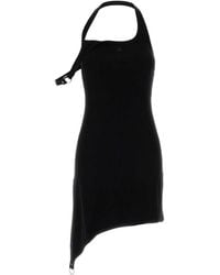 Courreges - Undressed Rib Knit Mini Dress - Lyst