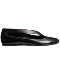 KHAITE - Diana Leather Ballet Flat - Lyst