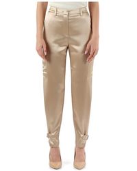 Guess - Pantalone satin con tasche cargo - Lyst