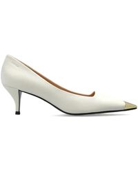 Furla - Metal Decollete Schoenen Met Hak - Lyst