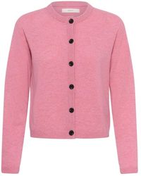 Inwear - Truien & Vesten ,Roze ,Wol Monika Cardigan - Lyst