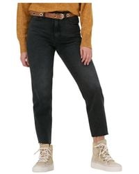 Object - High Waist Denim Jeans - Lyst