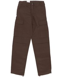 Carhartt - Cargo Hose Mit Taschen Und Kordelzug - Lyst