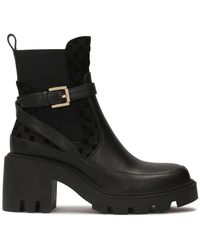 Kazar - Schwarze Stiefeletten Mit Slip-On Auf Fester Sohle Mit Absatz - Lyst
