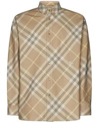 Burberry - Vintage check muster besticktes hemd - Lyst