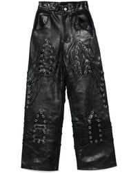 Who Decides War - Leather Trousers - Lyst