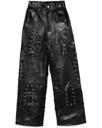 Who Decides War - Leather Trousers - Lyst