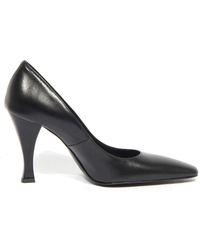 Moschino - Schoenen ,Zwart ,Leer Liefde Schoenen Zwart Leren Hakken - Lyst
