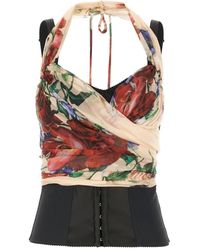 Dolce & Gabbana - Floral Top - Lyst