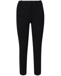 Pinko - Broeken ,Zwart ,Zwarte Elegante Broek Cigarette-Fit - Lyst