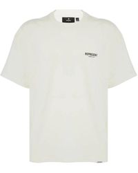 Represent - Tops ,Wit ,Katoen Owners Club Oversize T-Shirt - Lyst
