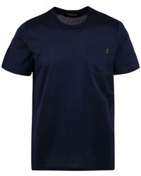Moorer - Blaue t-shirts und polos - Lyst