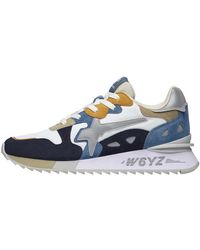 W6yz - Sneakers in suede e tessuto tecnico match-m. - Lyst