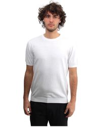 Kangra - Weißes rundhals-t-shirt - Lyst