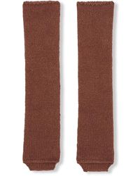 Cortana - Ondergoed ,Bruin ,Wol Baby Alpaca En Zijden Beenwarmers - Lyst