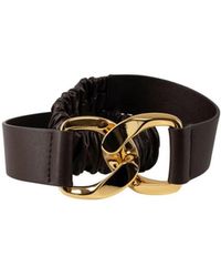 Orciani - Accessoires ,Bruin ,Leer Kalfsleren Riem - Lyst