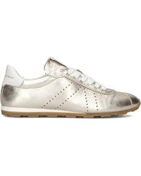 Stefano Lauran - Goldene Low-Top Sneakers Für Damen - Lyst