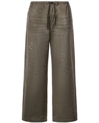 Acne Studios - Broeken ,Groen ,Wide Broeken - Lyst
