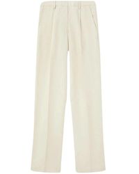 Pomandère - Pantalones clásicos de algodón y lino - Lyst