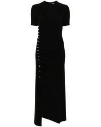 Rabanne - Gedrapeerde Lange Jurk - Lyst