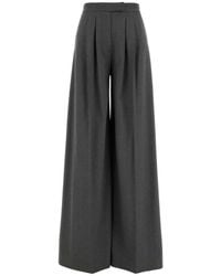 LE SULLY STUDIO - Broeken ,Grijs ,Pantalone Over Gessato - Lyst