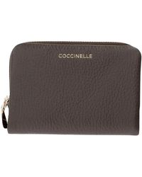 Coccinelle - Leder-Geldbörse Mit Druckknopf - Lyst